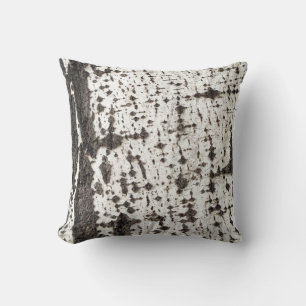Birch bark tree cushion