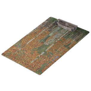 Birch Forest by Gustav Klimt, Vintage Art Nouveau Clipboard