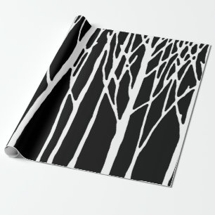 Birch Forest by Leslie Peppers Wrapping Paper