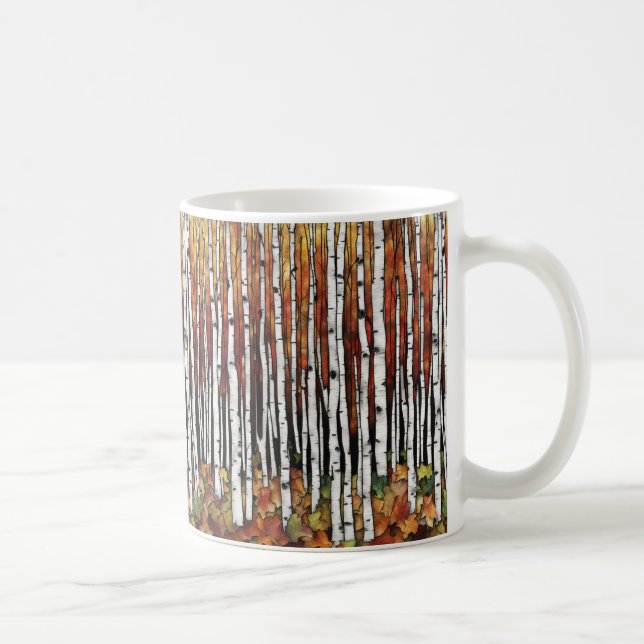 Birch Forest Coffee Mug (Right)