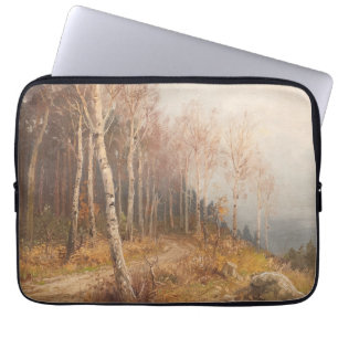 Birch Forest – Hugo Mühlig Laptop Sleeve