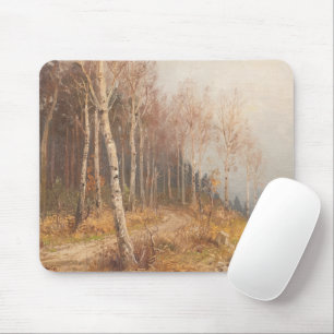 Birch Forest – Hugo Mühlig Mouse Pad