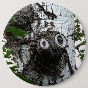 Birch Soul Tree Magic Face Photography Round Badge
