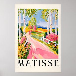 Birch Tree Art, Forest Painting, Henri Matisse Pri Poster