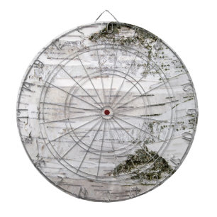 Birch Tree Bark Dartboard