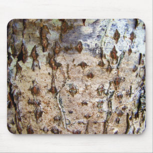 Birch Tree Bark Mouse Mat