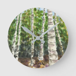 Birch Tree Clock