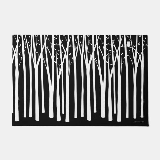 Birch Tree Door Mat (Front)