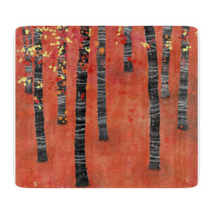 Birch Tree Forest Cutting Board
