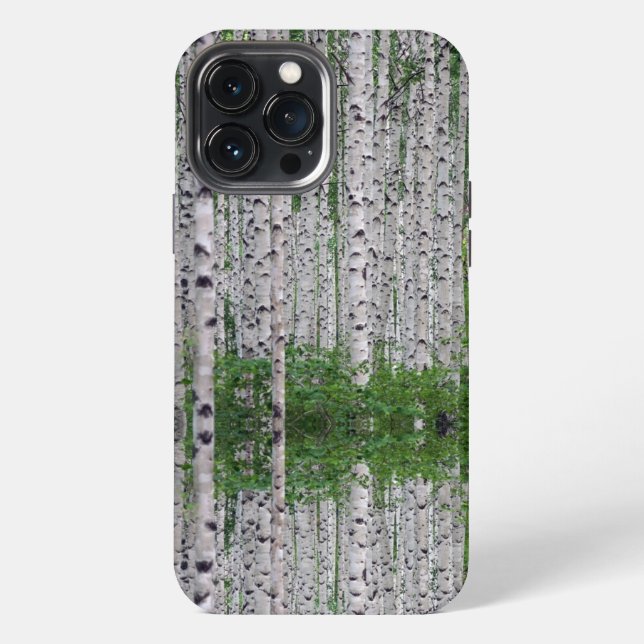 Birch Tree Forest Nature iPhone Case (Back)