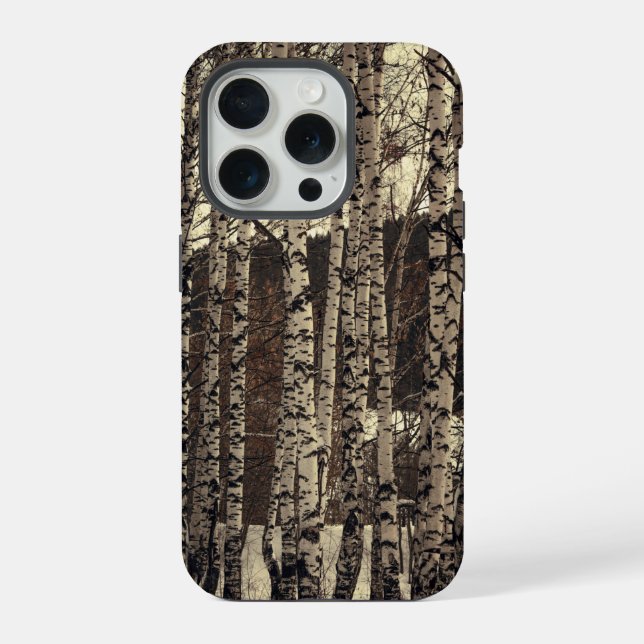 Birch Tree Forest Nature iPhone Case (Back)