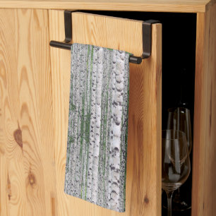 Birch Tree Forest Nature Tea Towel