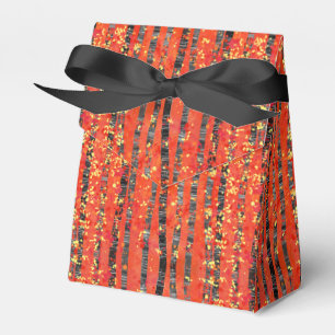 Birch Tree Forest Pattern Favour Box