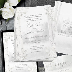 Birch Tree Forest Wedding Invitation