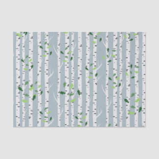 Birch Tree Forest - Woody Tissue Paper