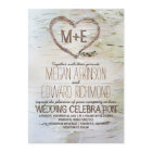 Birch Tree Heart Rustic Fall Wedding
