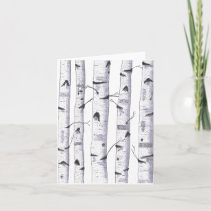 Birch Tree Note Card NCB1