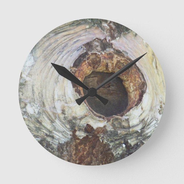 Birch Tree Round Clock (Front)