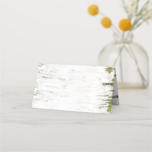 Birch Tree Rustic Wedding Place Card