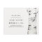 birch tree rustic wood heart save the date