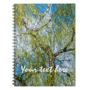 Birch tree - Spring is in the air Spiral Notebook