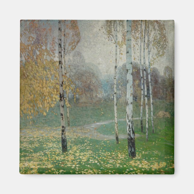 Birch Trees, 1904 (oil on canvas) Magnet (Front)