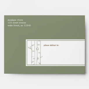 Birch Trees - A7 Envelope