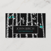 *~* Birch Trees Blue Birds Tree Doctor .  Arborist