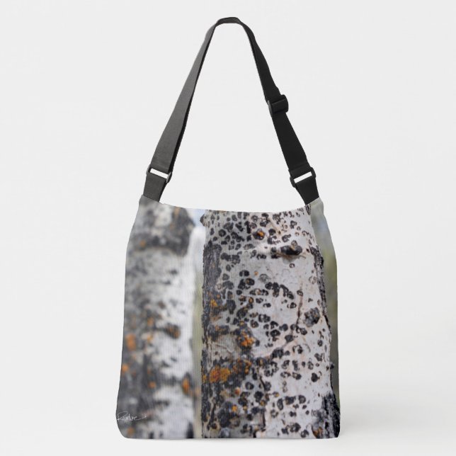 Birch Trees Cross Body Bag (Front)