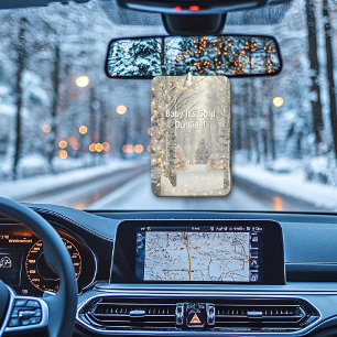 Birch Trees Lights "Baby It's Cold Outside" Car Air Freshener