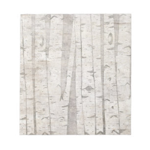 Birch Trees Notepad