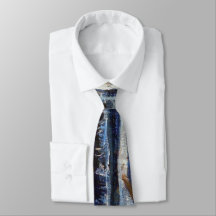 Birch Trees Pattern Neck Tie