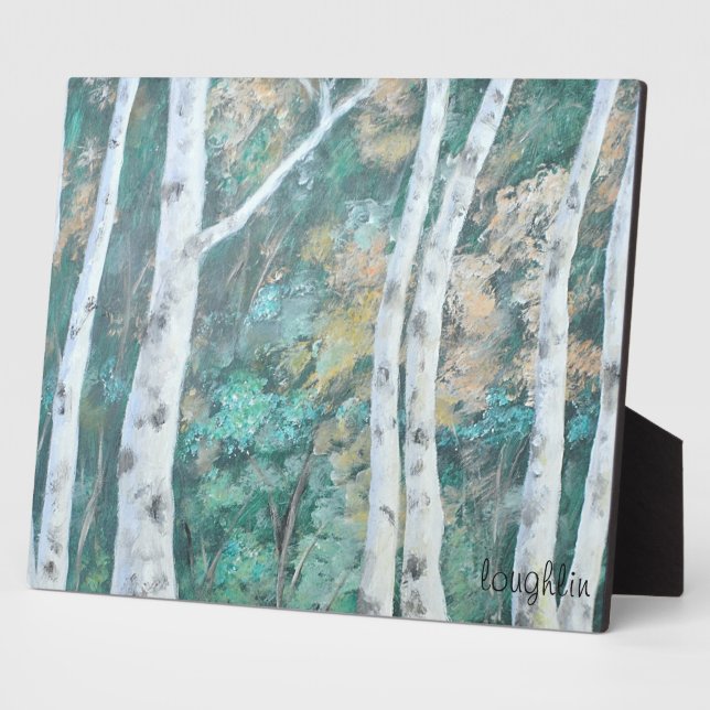 Birch Trees Plaque (Side)