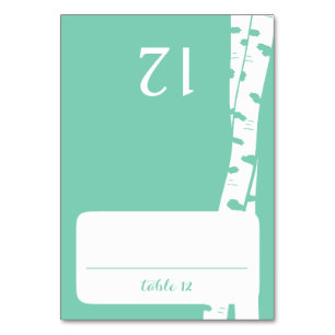 Birch Trees Seating Card