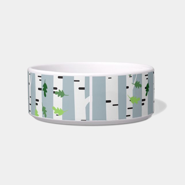 Birch Trees - Woody Bowl (Back)