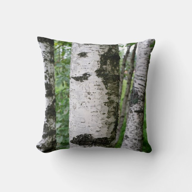 Birch trunk cushion (Front)