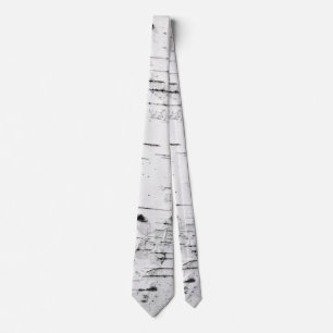 Birch trunk neck tie