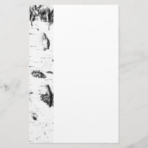 Birch trunk stationery