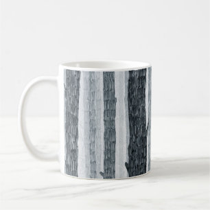 Birch wood trees, seamless background pattern. coffee mug