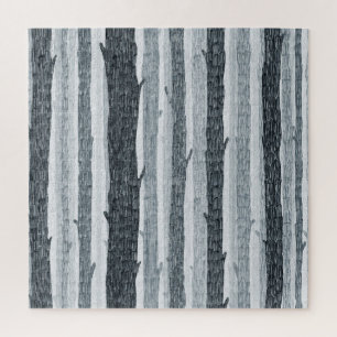 Birch wood trees, seamless background pattern. jigsaw puzzle