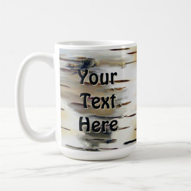 Birchbark Coffee Mug (Left)