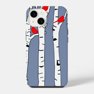 Birches and Birds iPhone 14 Case