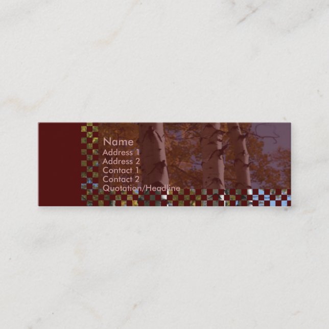 Birches Business Card (Front)