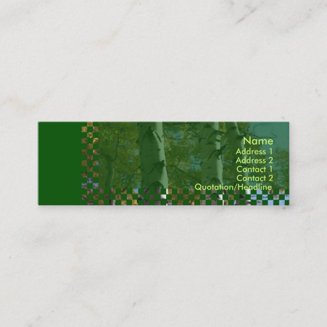 Birches Profile Card (Front)
