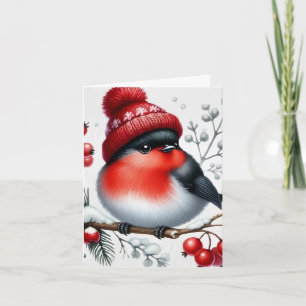 bird 2 Folded Holiday Card