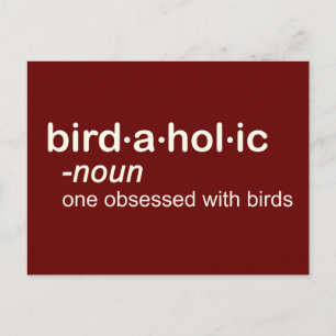 bird a hol ic postcard