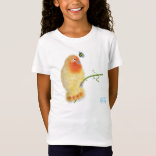 Bird and bee illustration shirt