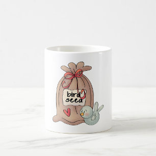 Bird And Bird Seed Coffee Mug