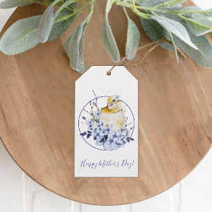 Bird and Floral Happy Mother's Day Gift Tags