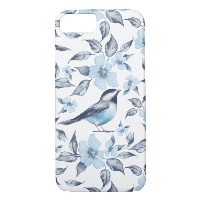 Bird and flowers Case-Mate iPhone case (Back)